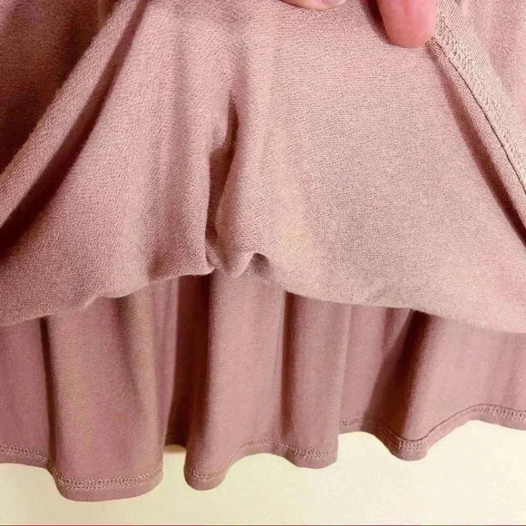 Mittoshop Mauve Off the Shoulder Lace Flare Blouse - Picture 8 of 13